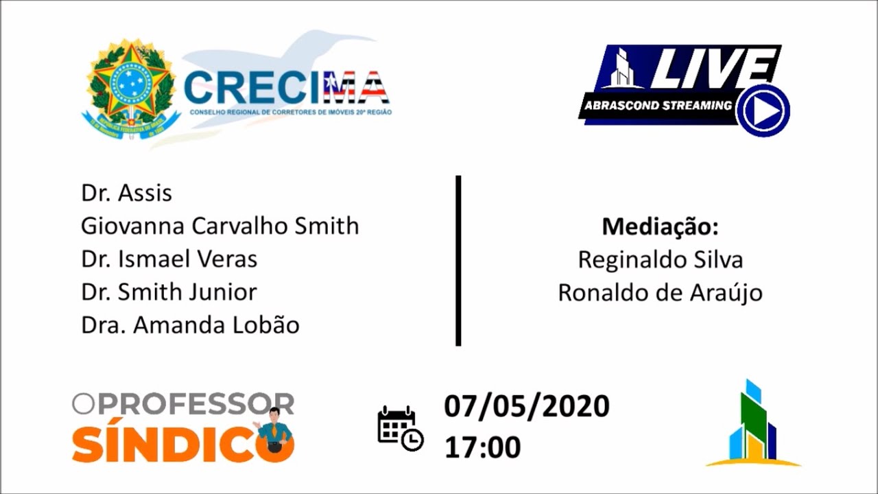 ABRASCOND LIVE – Painel do Conhecimento – 07/05/2020