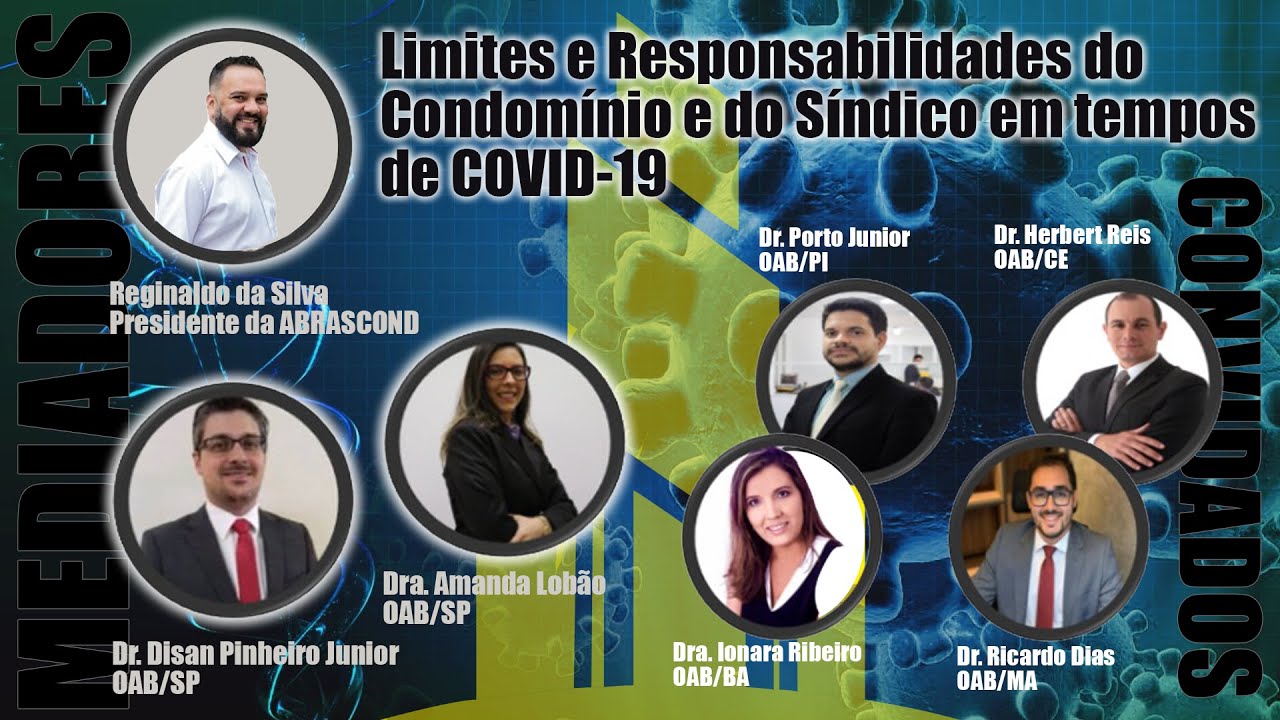 ABRASCOND LIVE – Limites e Responsabilidades do Condomínio e do Síndico em tempos de COVID-19