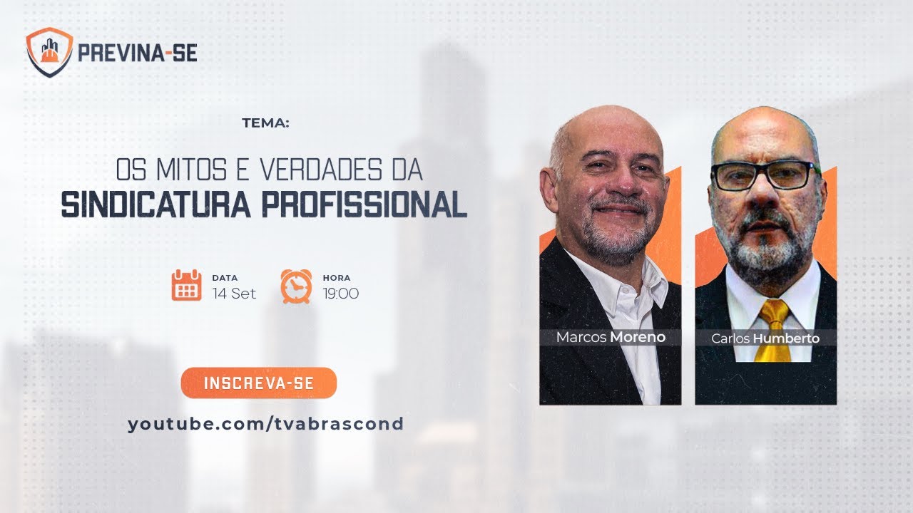 LIVE | Programa Previna-se – Os mitos e verdades da sindicatura profissional