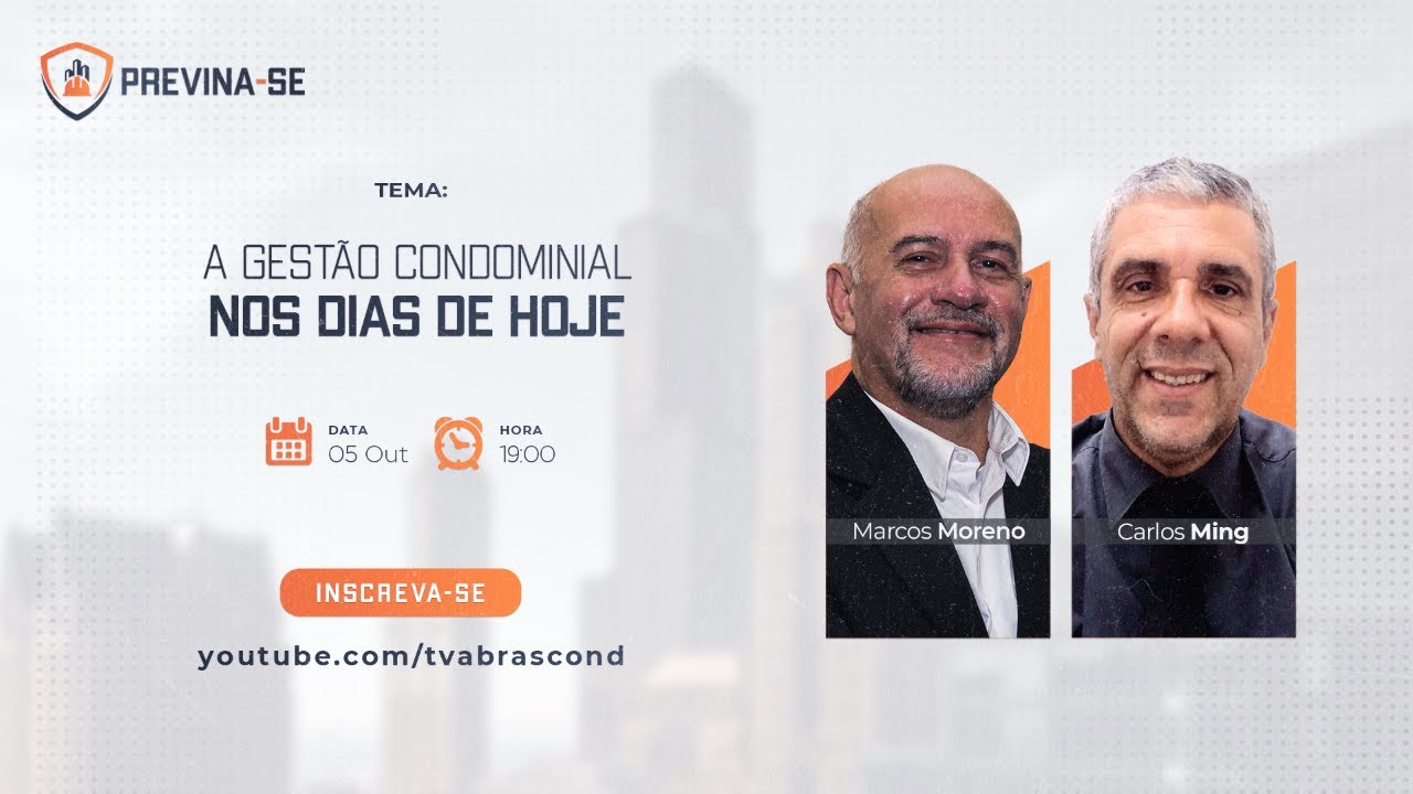 LIVE | Programa Previna-se – A Gestão condominial nos dias de hoje